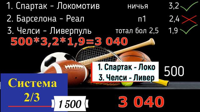 СИСТЕМА в СТАВКАХ на СПОРТ - что лучше: одинар, экспресс или система?