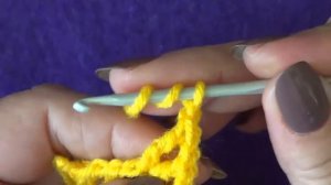 Ступенчатое прибавление на филейном вязании в конце ряда