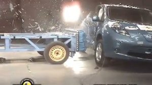 Краш тест Nissan Leaf 2012