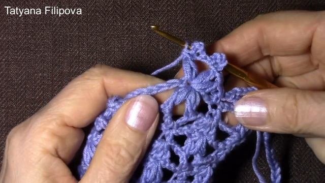 Красивая обвязка края. Как обвязать край крючком