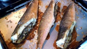 Печенный терпуг. Как запечь рыбу в духовке, простой способ!
