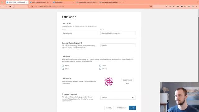 Setting up LDAP on BookStack