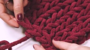 Burda: Как связать снуд на пальцах