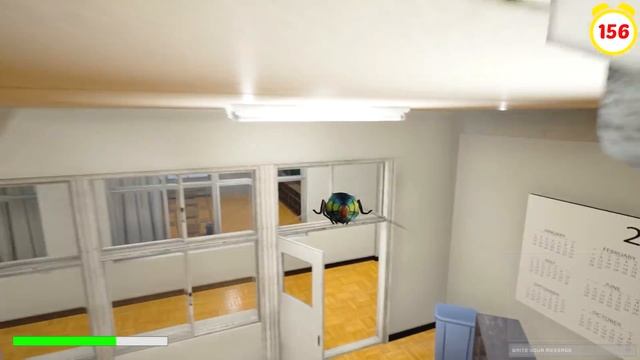 ЗЛАЯ ОСА vs ЧЕЛОВЕК С МУХОБОЙКОЙ В SLAP THE FLY!!! смотреть онлайн