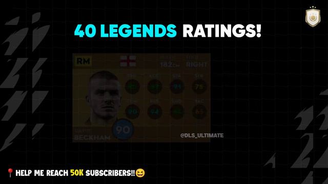 *40 LEGENDS* RATING IN DREAM LEAGUE SOCCER 2024! 😱🔥