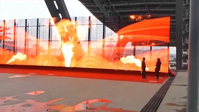 Светодиодный медиафасад P22 смотреть онлайн