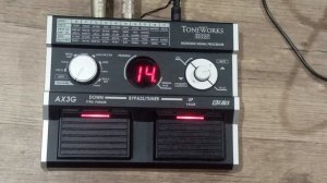 Toneworks Korg AX3G Modeling Signal Processor Sound Demo