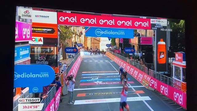 Giro d’Italia, Diego Ulissi vince la tappa Alcamo-Agrigento