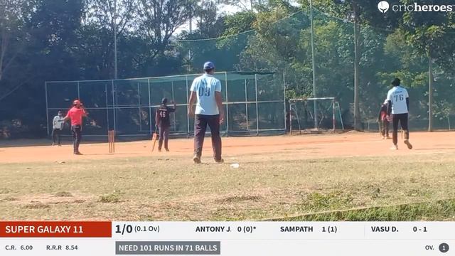 Live Cricket Match | Space Rangers vs Super Galaxy 11 | 16-Apr-23 07:46 AM 12 overs | VIKRAM CRICKE