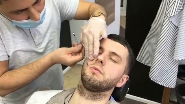 Процесс оформления бороды ?