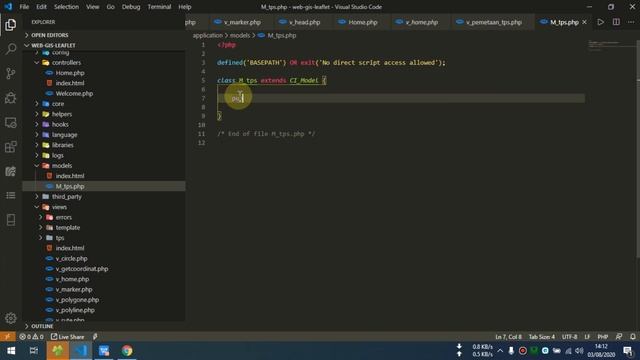 09 Web GIS Leaflet Dasar - Marker Dari Database смотреть онлайн