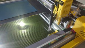 CNC glass cutting machine / Cтанок для раскроя прямолинейного и фигурного стекла
