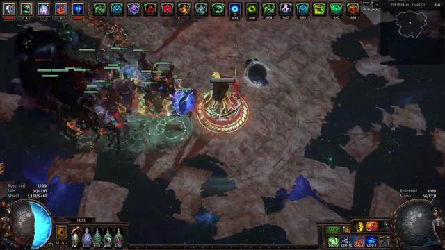 Build Showcase: LL Aura Stacking Carrion Golem 3.13 vs Shaper смотреть онлайн