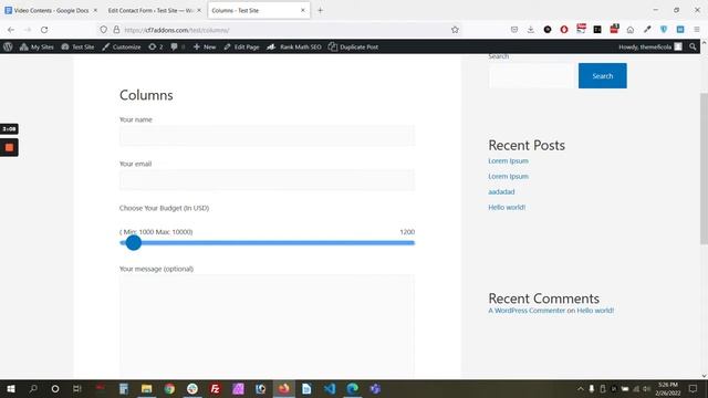 How to add a Range Slider on Contact form 7 | Step by Step Guide | Free WordPress Plugin смотреть онлайн