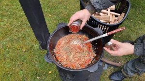 Чили Кон Карне в Казане на Костре! "Chili con Carne" Рецепт.
