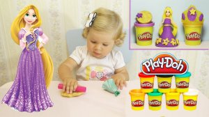 ✿ Плей До "Рапунцель" набор пластилина Princess Rapunzel Play Doh Disney Princess