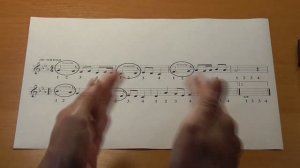 II. Работа над ритмом (Калмыков Б., Фридкин Г. Сольфеджио. Одноголосие №311)