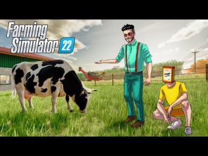 Я ЗНАЮ, ГДЕ ВЗЯТЬ МОЛОКО... ПОСТРОИЛИ КОРОВНИК В FARMING SIMULATOR 22