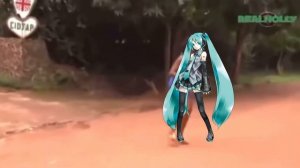 Hatsune Miku is scared of Dollar Tree Miku