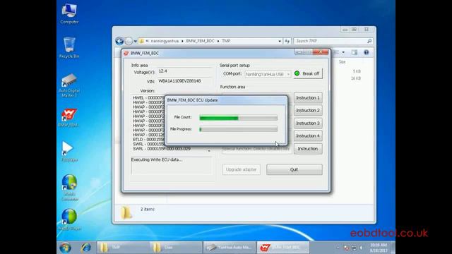 eobdtool - YH BMW FEM Key Programmer Add Key Procedure English version смотреть онлайн