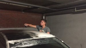 Покраска жидкой резиной крыши, всего за 700 рублей и плёнка не нужна. ШОК!!!