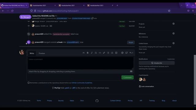 Hacktoberfest 2021 | Open Source Contribution | Cool Swags смотреть онлайн