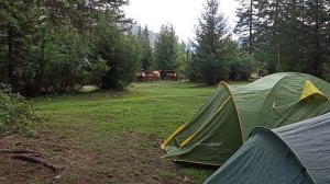 Утро в кемпинге в селе Акташ. Горный Алтай. Путешествие продолжается. #горныйалтай, #отдых.