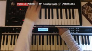 Korg MicroX & Korg X50 comparison - audition program A