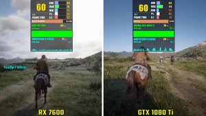 AMD RX 7600 vs GTX 1080 Ti | Test in 5 Games - 1440p