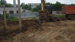 Земляные работы, Экскаватор колесный, полноповоротный JCB в Калуге