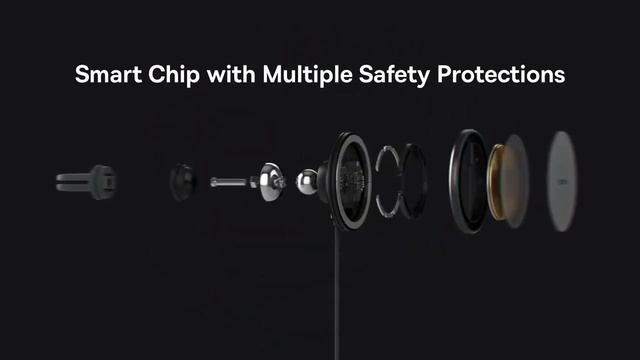 Baseus CW01 Magnetic Wireless Charging Car Mount 40W