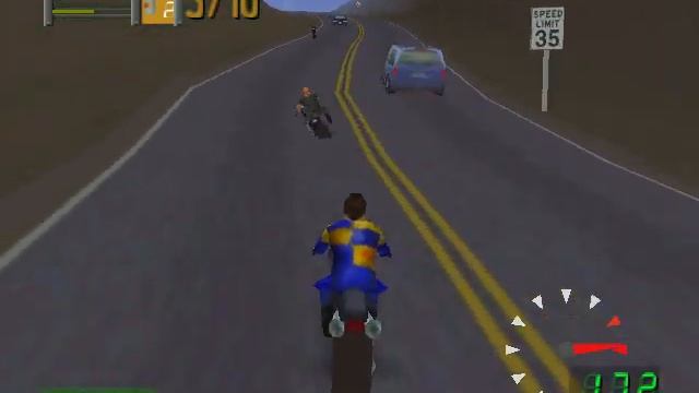 Road Rash 64 Level 5 Race 4 "Free Fall" смотреть онлайн