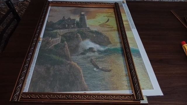Как сделать самой подрамник и натянуть картину на подрамник.