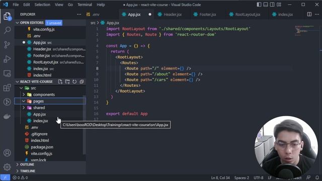 React Crash Course: #3 React Router v6: Static Routes