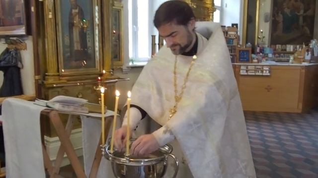Неделя  по Вознесении, малое освящение воды