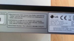 LG DVD Player DVX552H
