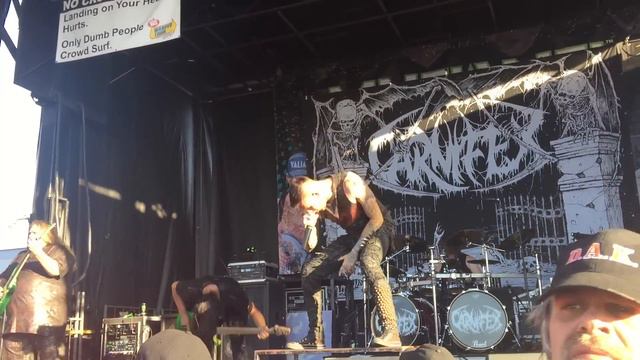 Carnifex Live @ Warped tour 2017 West palm beach, Florida 7-2-2017 смотреть онлайн