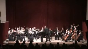 И.С. Бах оркестровая сюита №2 - II часть, дирижер Валерий Корунов, ГАСКР.