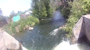 Водосброс ПГТ Новогорный. Озеро Улагач.