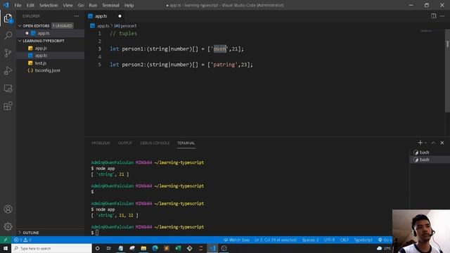 TypeScript | 7. Tuples