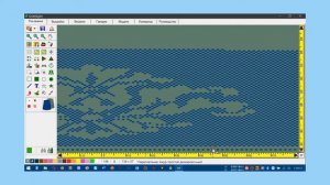 Филейное вязание на вязальной машине.  Создание ажурного узора для электронной машины Silver reed