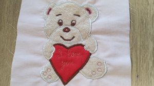 Делаем аппликацию для детского одеяла