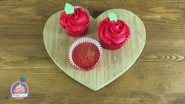 Red Velvet Rose Cupcakes for Valentine's Day смотреть онлайн