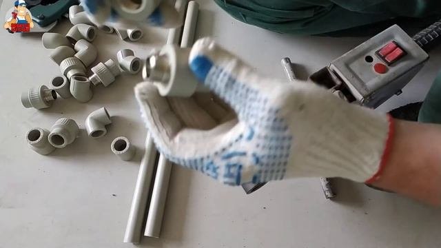 Как паять полипропиленовые трубы.#1
