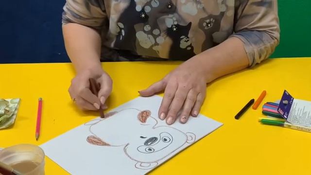 Рисуем сказочных героев «Винни-Пух». Воспитатель Уткина С.Н. смотреть онлайн