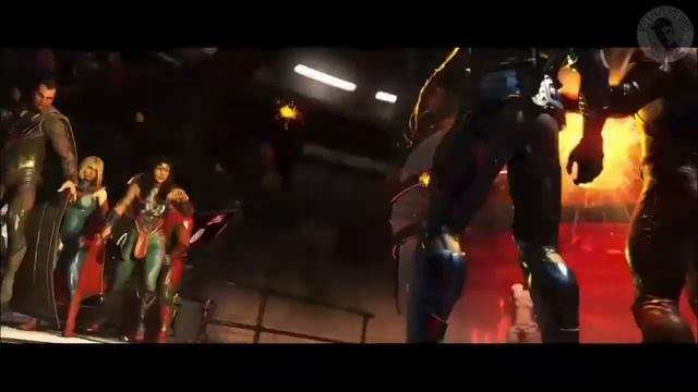 ИГРОФИЛЬМ INJUSTICE 2 все катсцены, русские субтитры прохождение без комментариев смотреть онлайн