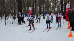 Праздник на лыжной трассе