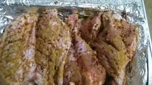 Крылья индейки в духовке.