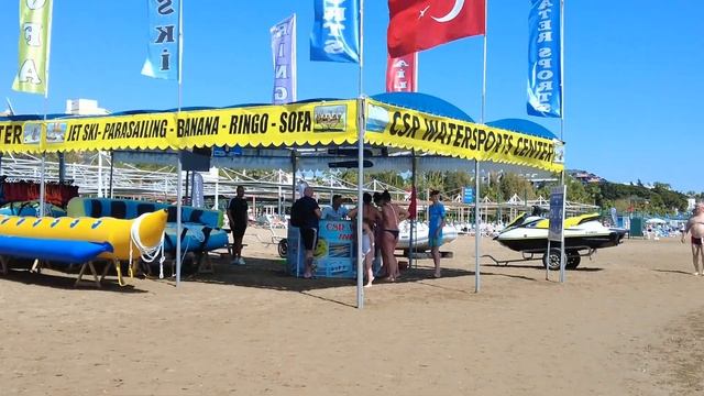 SIDE KUMKOY Atmosphere on the Beach . Walking TURKEY #turkey #side #kumkoy