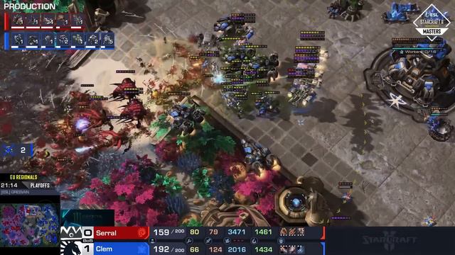 Serral’s Genius Queen Drop Strategy - Starcraft 2 смотреть онлайн